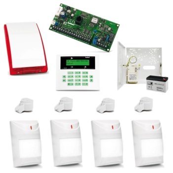 SYSTEM ALARMOWY SATEL CA-5 KPL LCD+ 4x AQUA PLUS